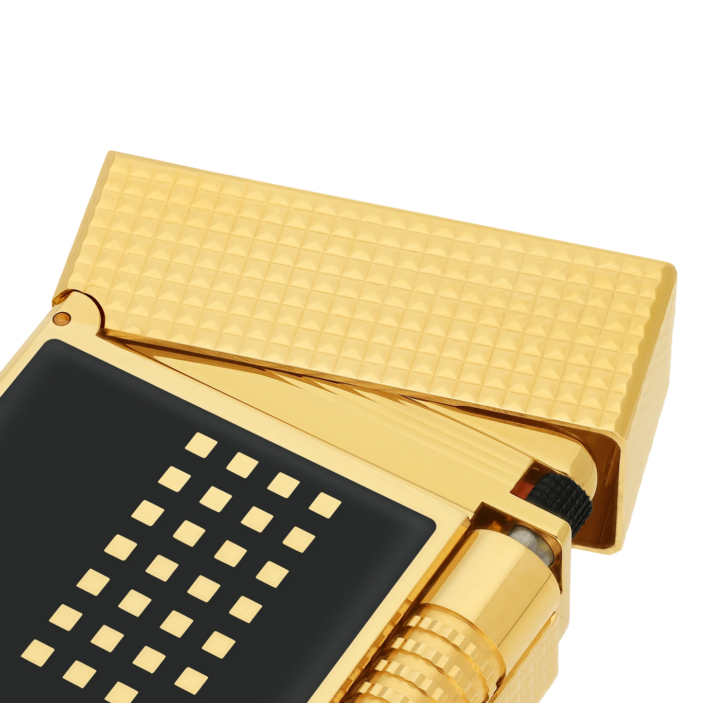 ST DUPONT LE GRAND LACQUERED LIGHTER BEHIKE 15 ANNIVERSARY BLACK GOLD