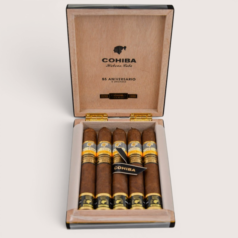 Cohiba 55 Aniversario Premier — Edición Limitada 2021 | Box of 5