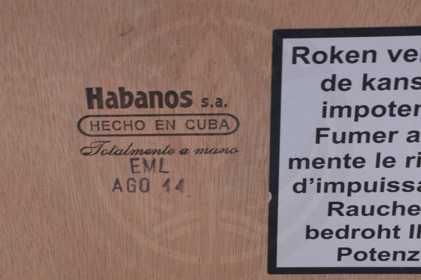 HOYO DE MONTERREY EPICURE DE LUXE LCDH LA CASA DEL HABANO AGED 2014