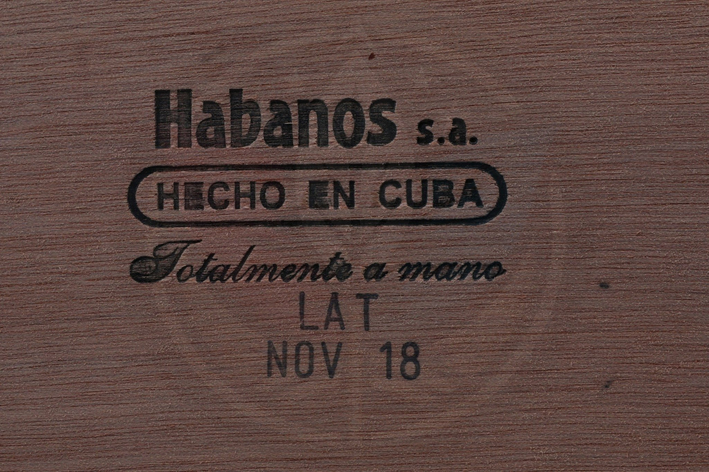 PARTAGAS SERIE D N 6 AGED 2019