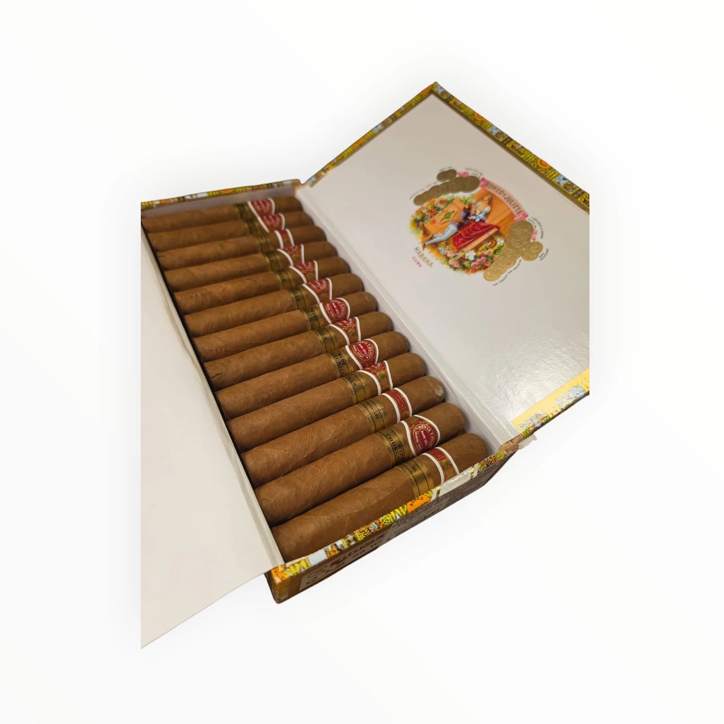 ROMEO Y JULIETA WIDE CHURCHILLS /25 - AGED 2019